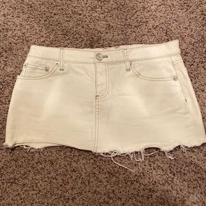 DKNY Jean Mini Skirt
